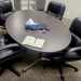 Espresso Oval Office Boardroom Meeting Table 72" x 48"